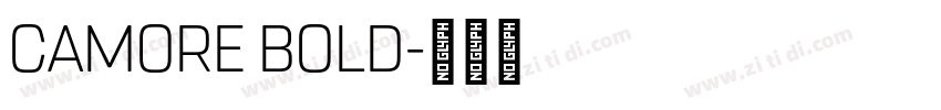 Camore Bold字体转换